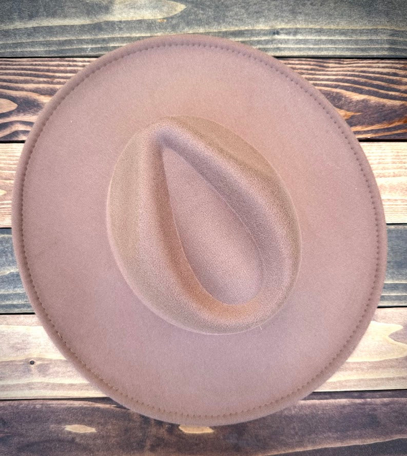 Tooled Flowers Suede Hat