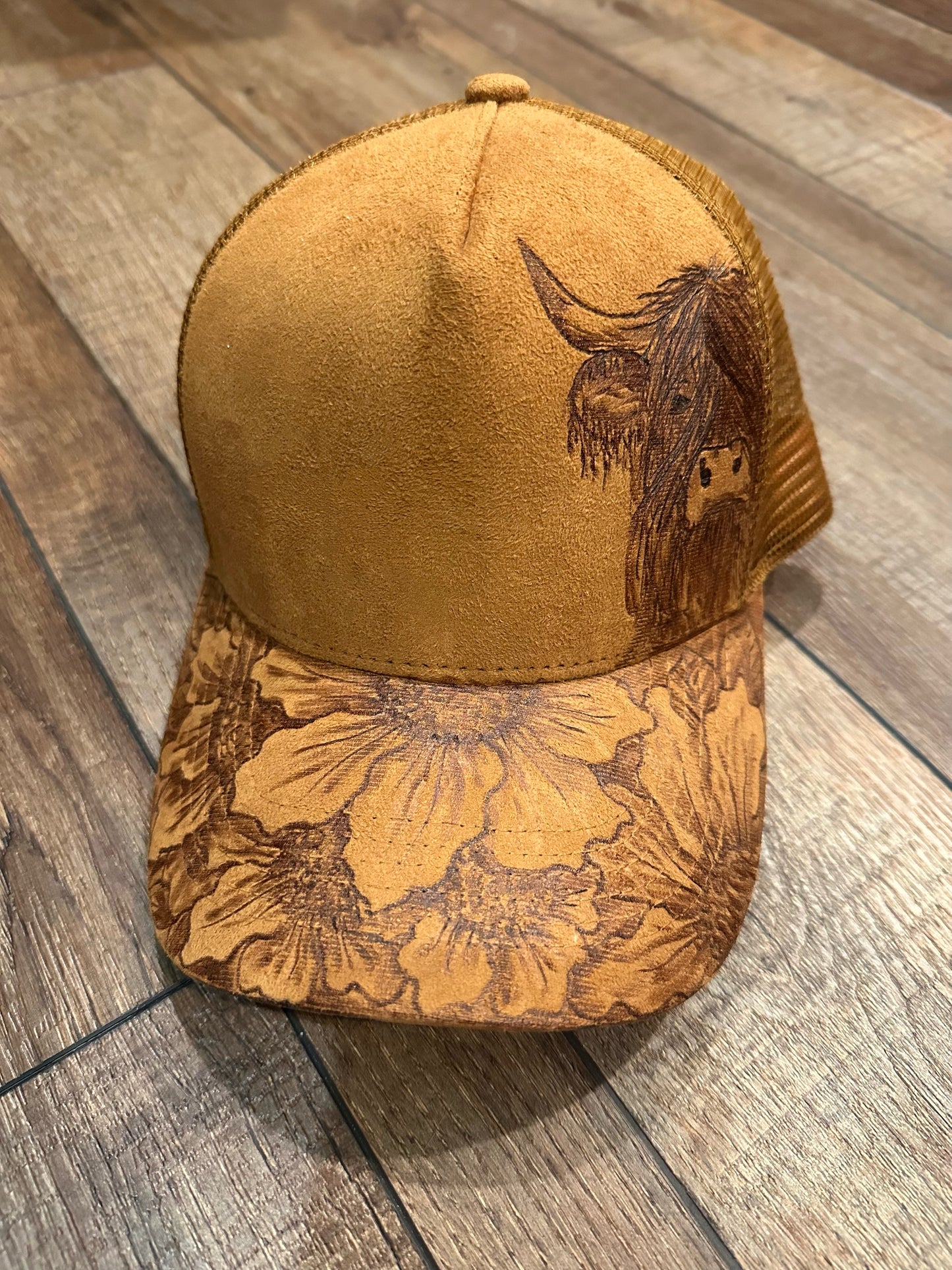 Peek-A-Coo Hat Pattern with Reverse Burn Brim