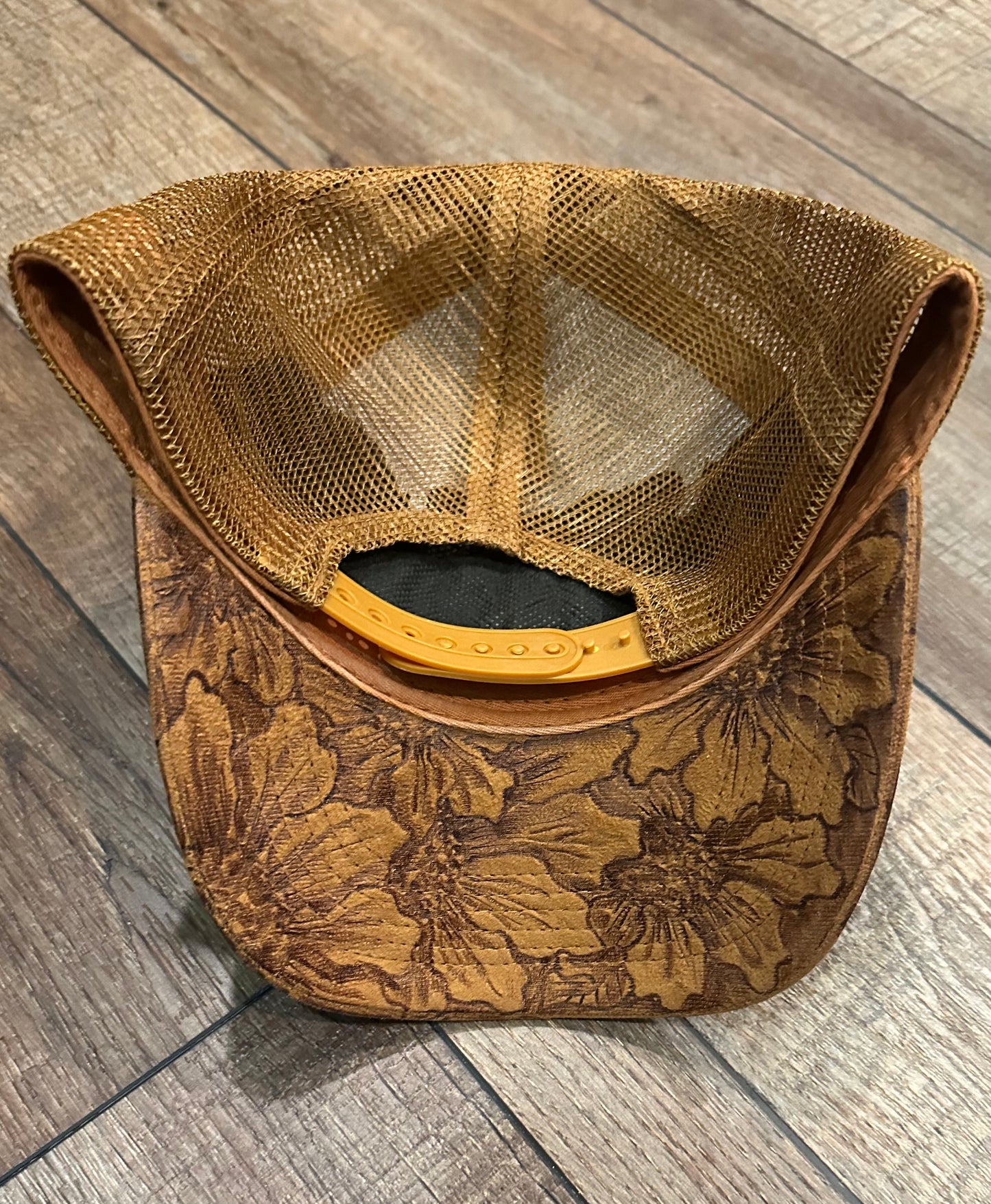 Peek-A-Coo Hat Pattern with Reverse Burn Brim
