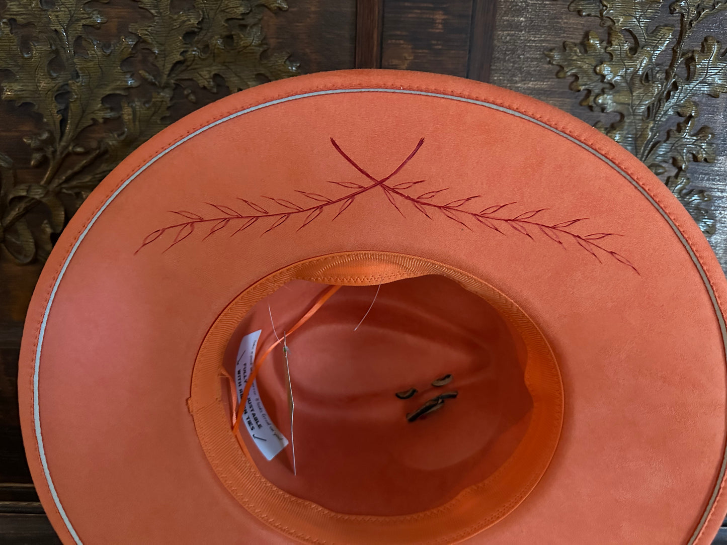 Orange Pistols Suede Burnt Hat