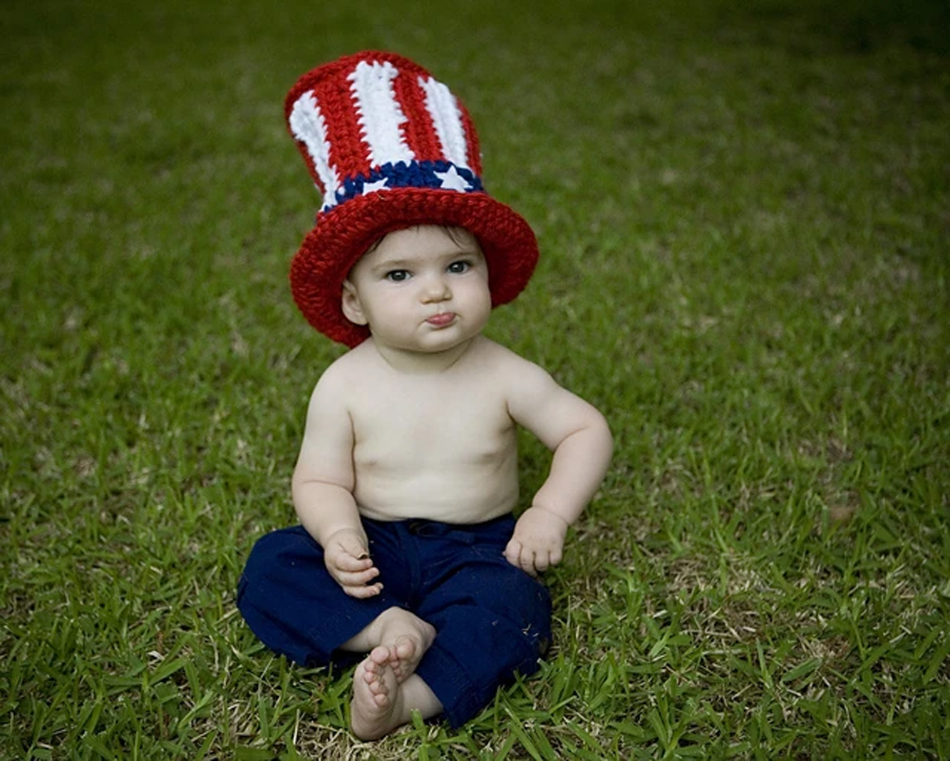 Uncle Sam Baby Hat