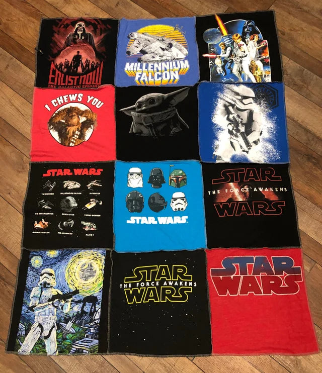 Star Wars Vintage T-shirt Quilt