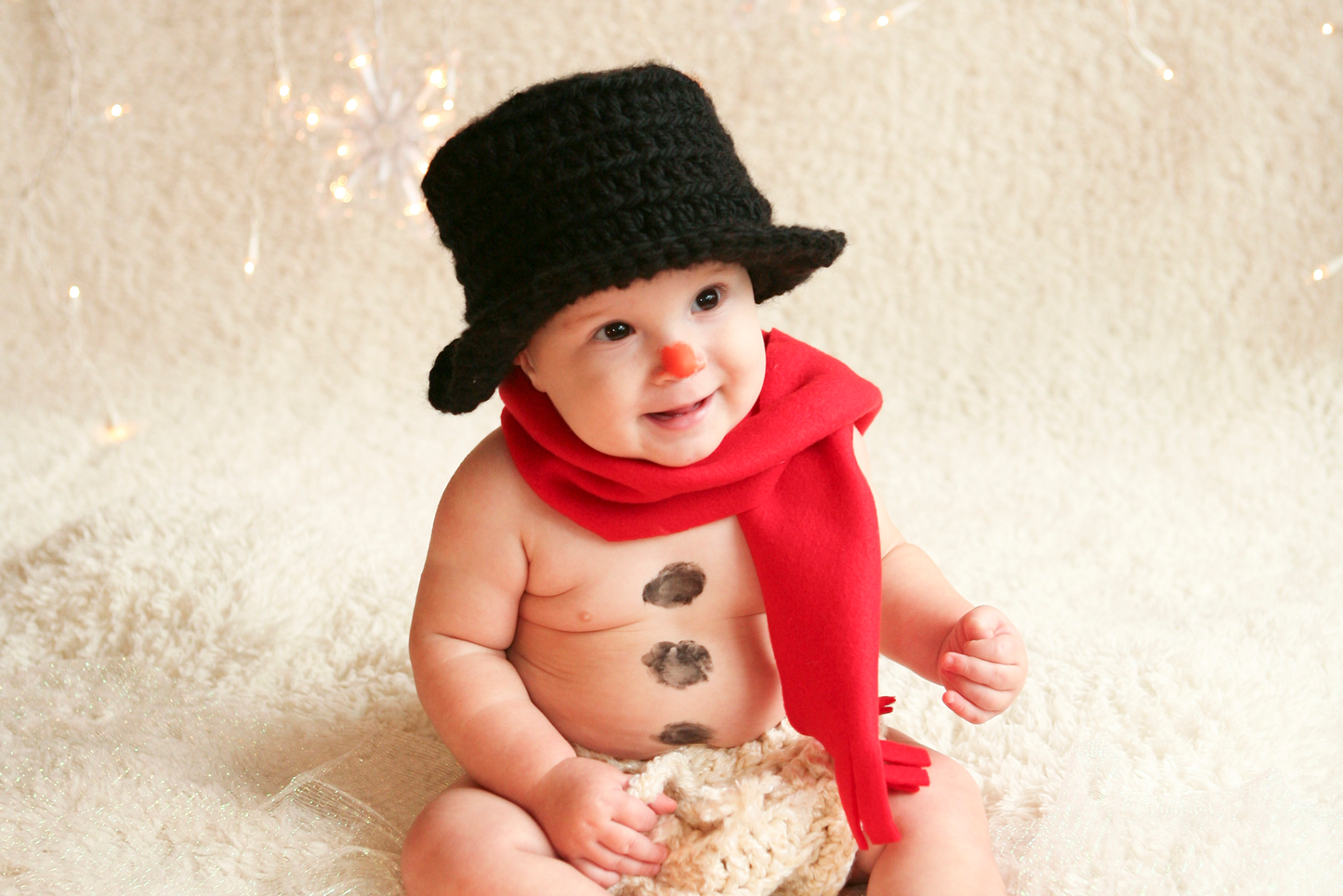 Snowman Hat Crochet Pattern