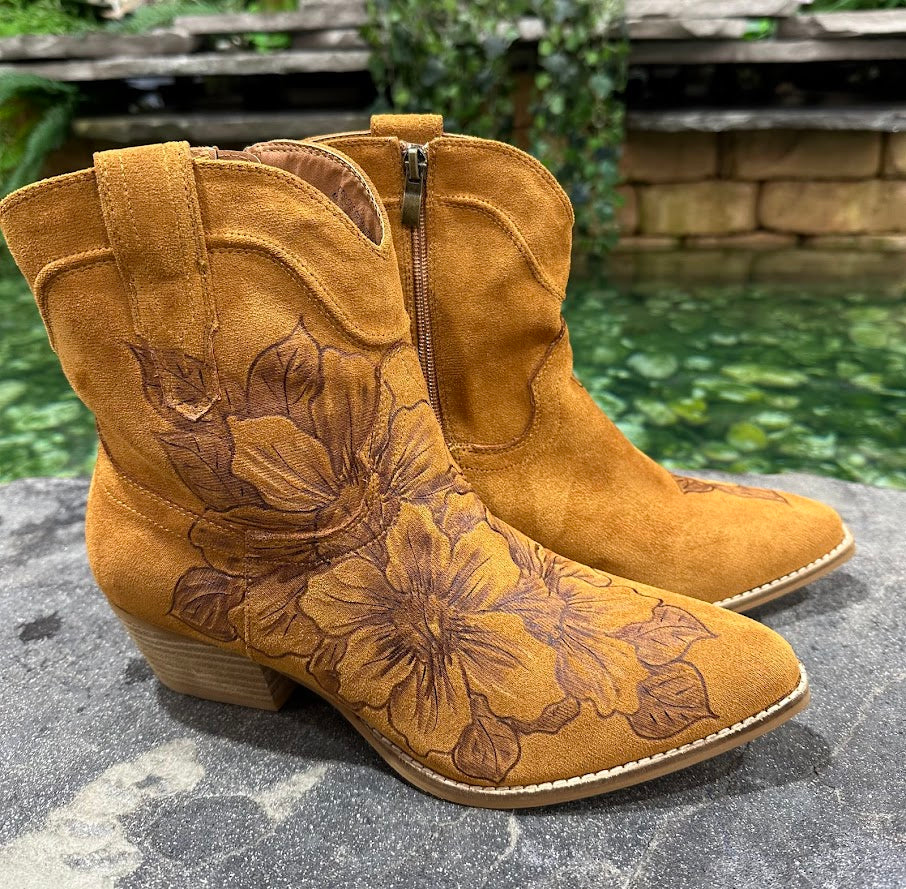 Blank Faux Suede Boots