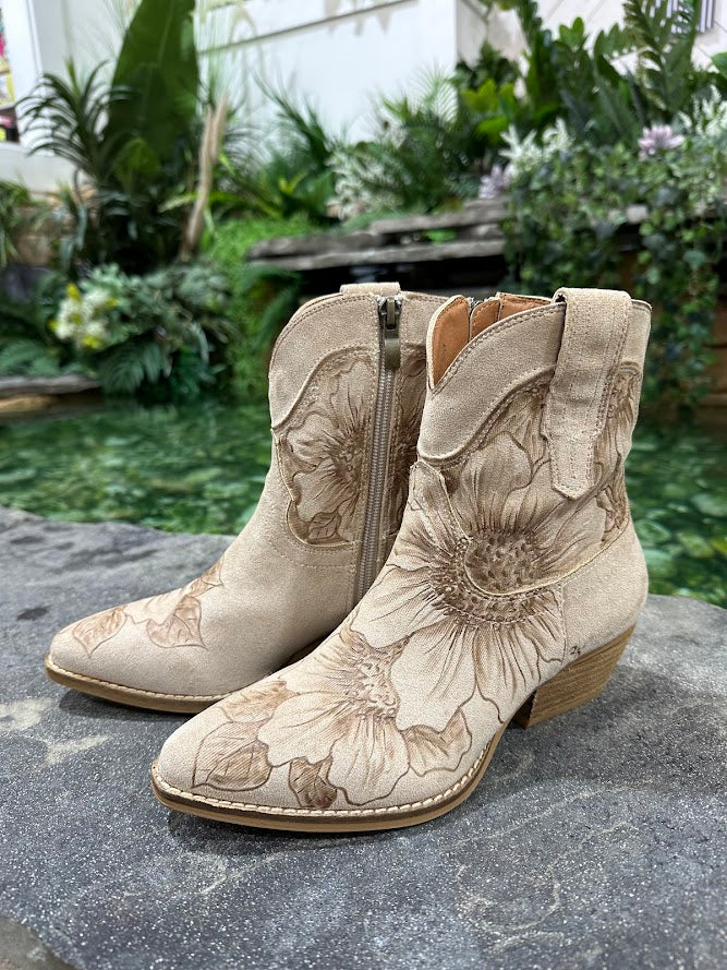 Blank Faux Suede Boots