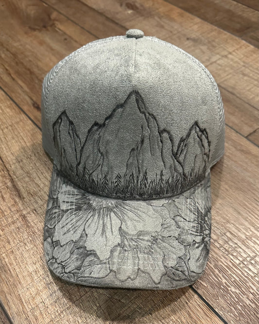 The Mountains are Calling (and I must burn) Cap Pattern
