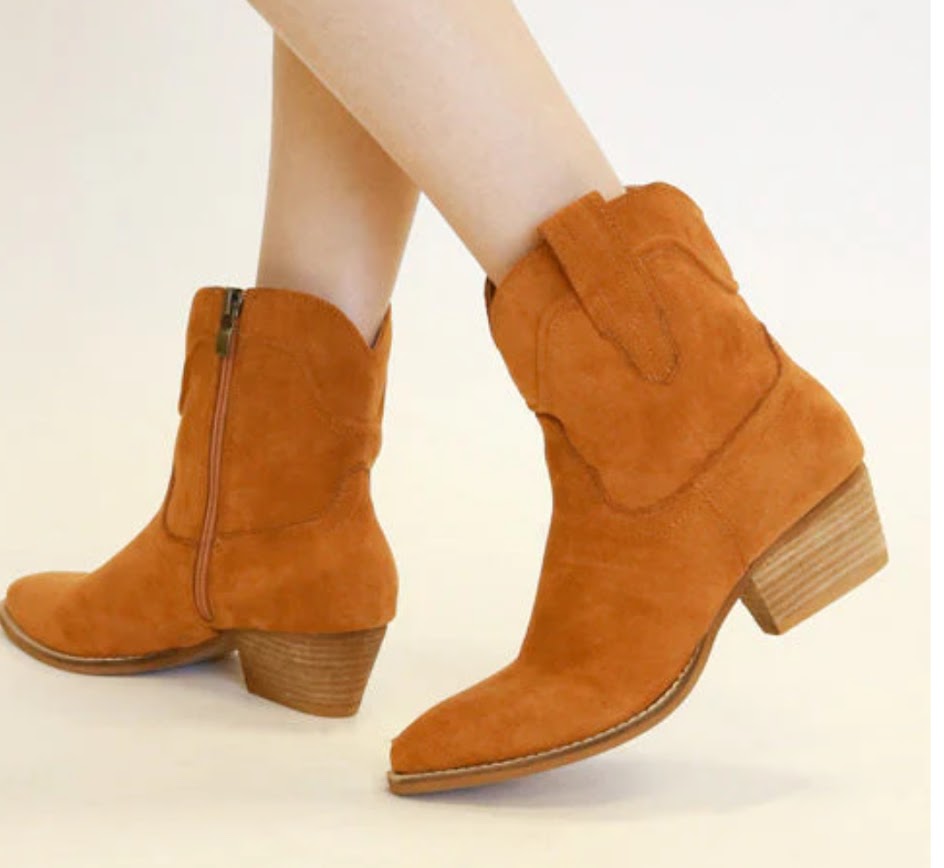 Blank Faux Suede Boots