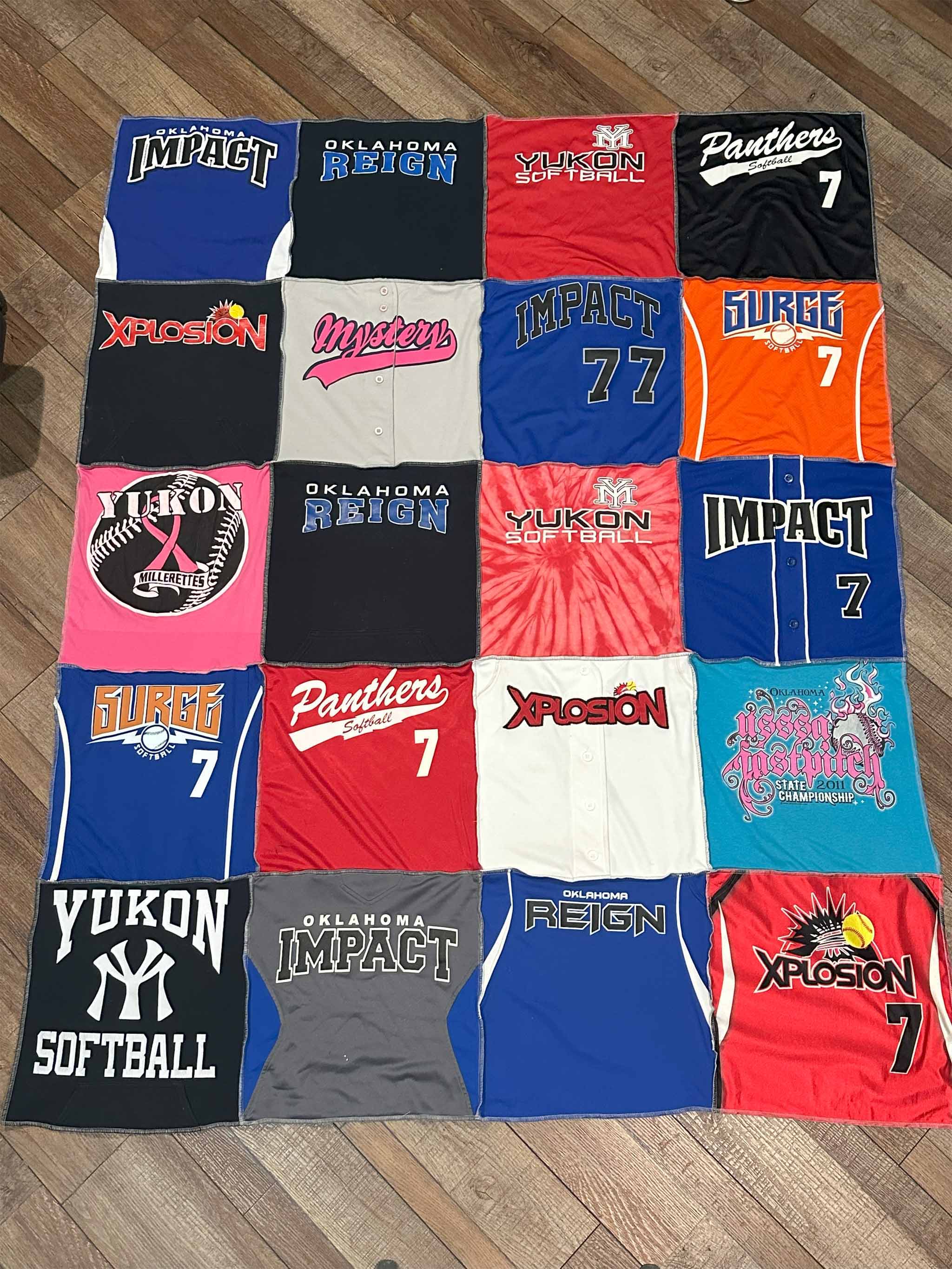 custom t-shirt quilt