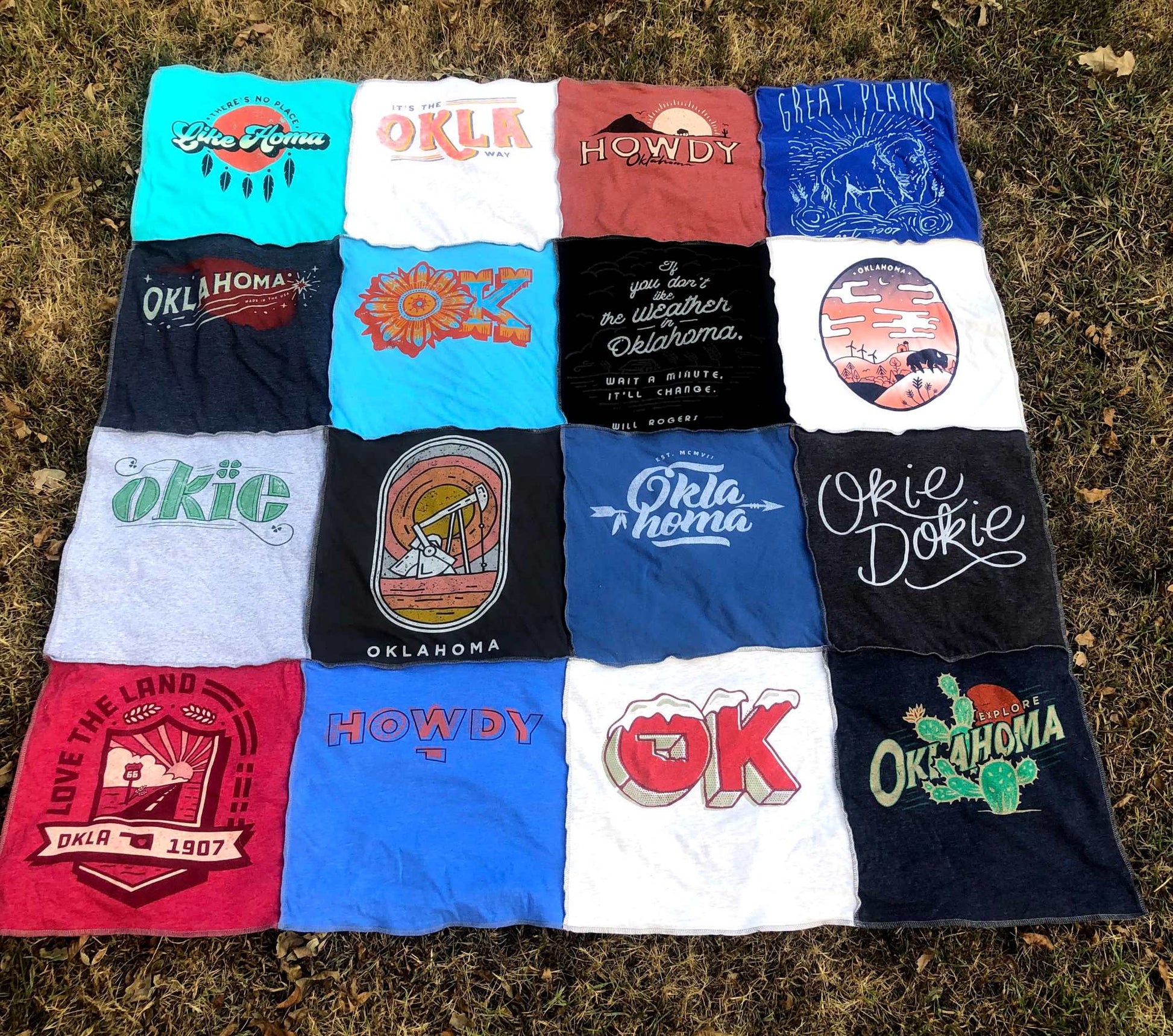 custom t-shirt quilt
