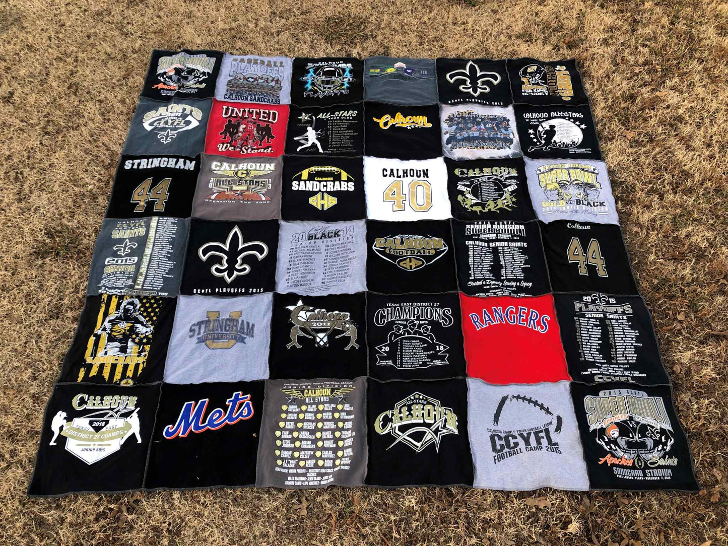custom t-shirt quilt