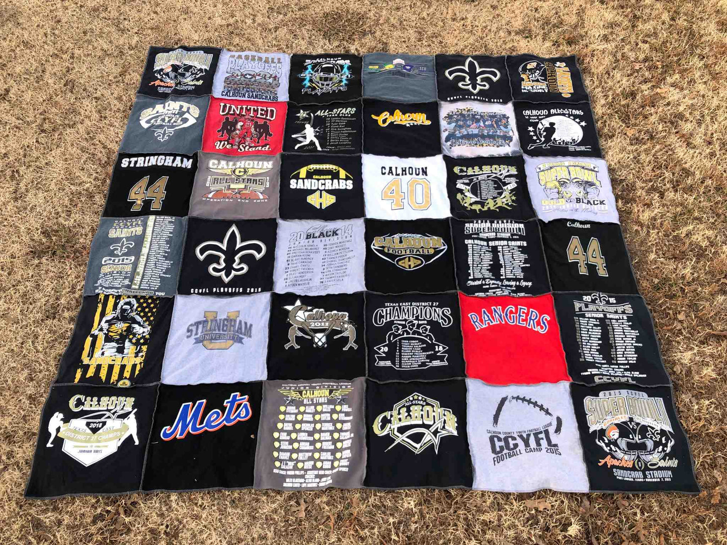 custom t-shirt quilt