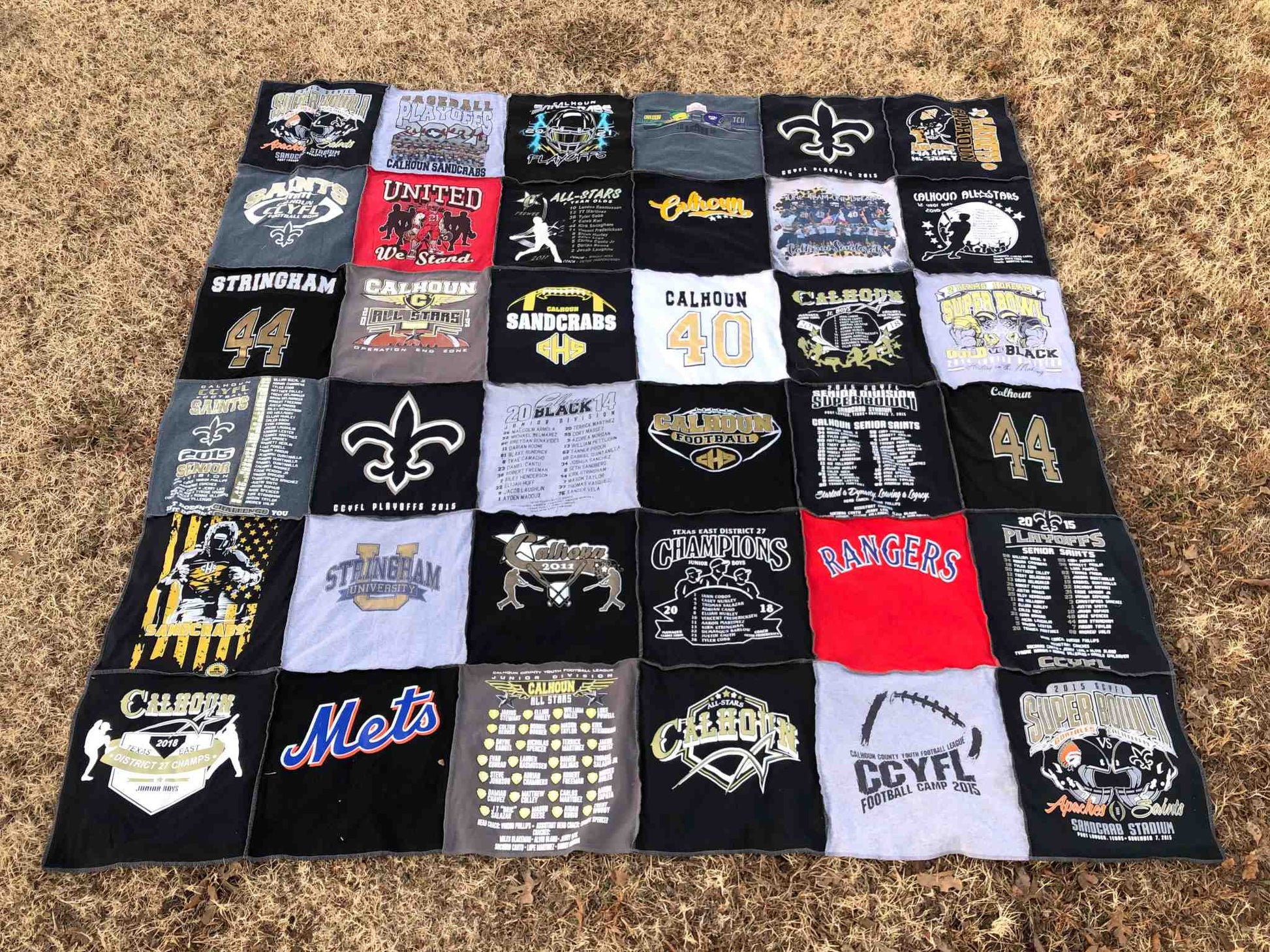 custom t-shirt quilt