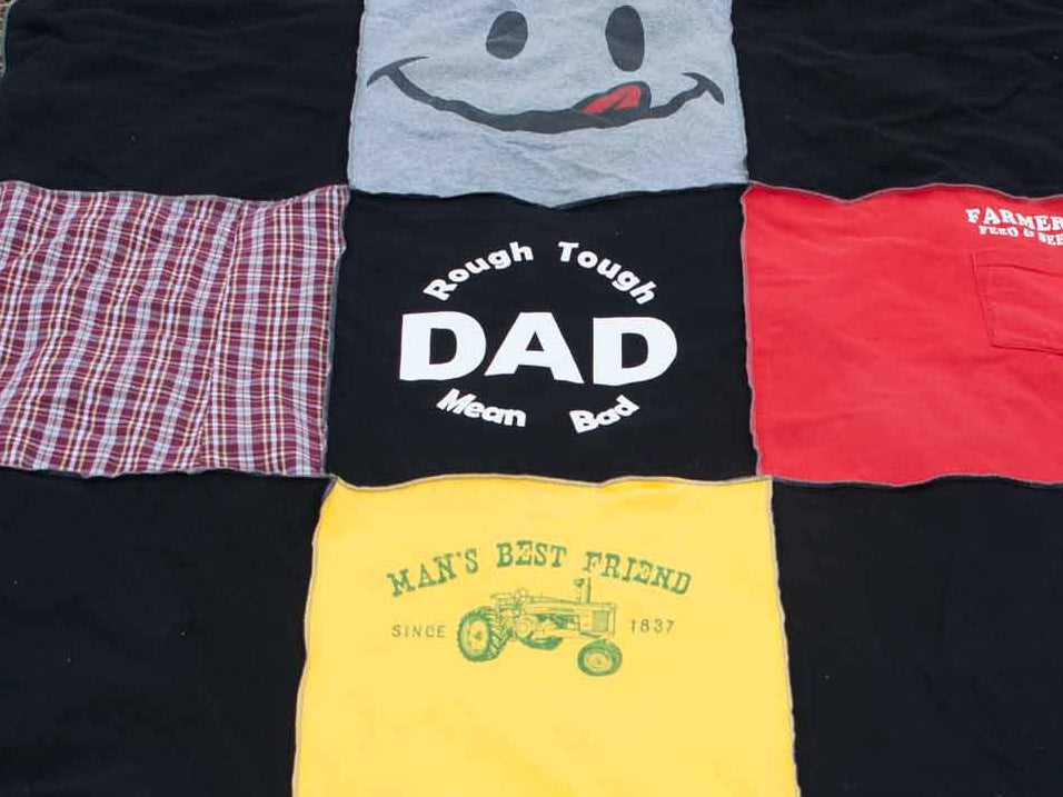 Custom T-shirt Quilt Block