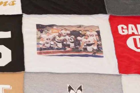 Custom T-shirt Quilt Block